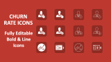 Churn Rate Icons - Slide 1