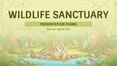 Wildlife Sanctuary Presentation Theme - Slide 1