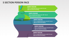5 Section Person Face - Slide 1