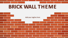 Brick Wall Theme - Slide 1