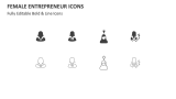 Female Entrepreneur Icons - Slide 2