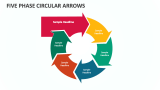 Five Phase Circular Arrows - Slide 1