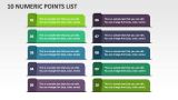 10 Numeric Points List - Slide 1