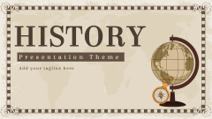 History Presentation Theme - Slide 1