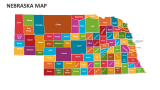 Nebraska Map - Slide 1