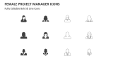 Female Project Manager Icons - Slide 2