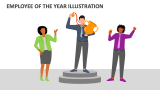 Employee of The Year Illustration - Slide 8