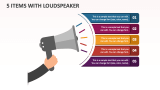 5 Items with Loudspeaker - Slide 1