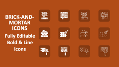 Brick and Mortar Icons - Slide 1