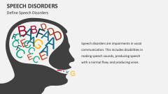 Define Speech Disorders - Slide 1