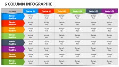 6 Column Infographic - Slide 1