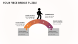 Four Piece Bridge Puzzle - Slide 1