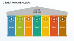 7 Part Roman Pillars - Slide 1