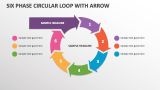 Six Phase Circular Loop with Arrow - Slide 1