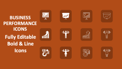 Business Performance Icons - Slide 1
