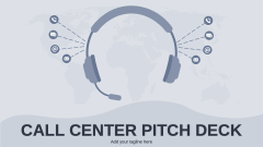 Call Center Pitch Deck - Slide 1