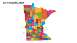 Minnesota Map - Slide 1