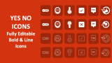 Yes No Icons - Slide 1