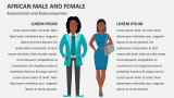 African Male and Female (Businessman and Businesswoman) - Slide 1