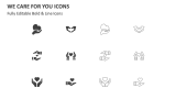 We Care For You Icons - Slide 2