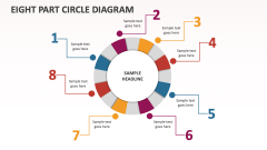 Eight Part Circle Diagram - Slide 1