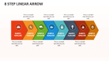 8 Step Linear Arrow - Slide 1