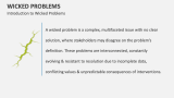 Introduction to Wicked Problems - Slide 2