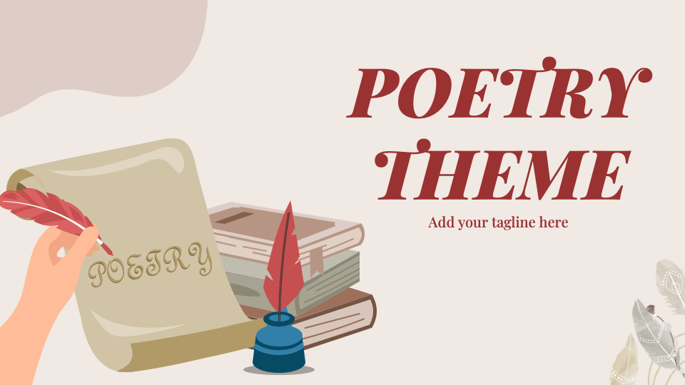 Free Poetry Presentation Theme for PowerPoint and Google Slides PPT Free Poetry Presentation Theme for PowerPoint and Google Slides PPT