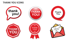 Thank You Icons - Slide 1