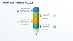 Four Part Pencil Puzzle - Slide 1