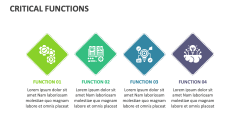 Critical Functions - Slide 1
