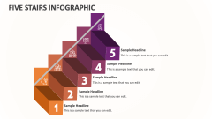 Five Stairs Infographic - Slide 1
