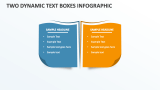 Two Dynamic Text Boxes Infographic - Slide 1