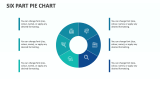 Six Part Pie Chart - Slide 1