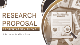 Research Proposal Presentation Theme - Slide 1