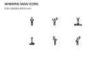 Winning Man Icons - Slide 2