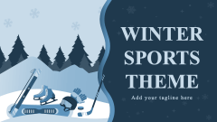 Winter Sports Presentation Theme - Slide 1
