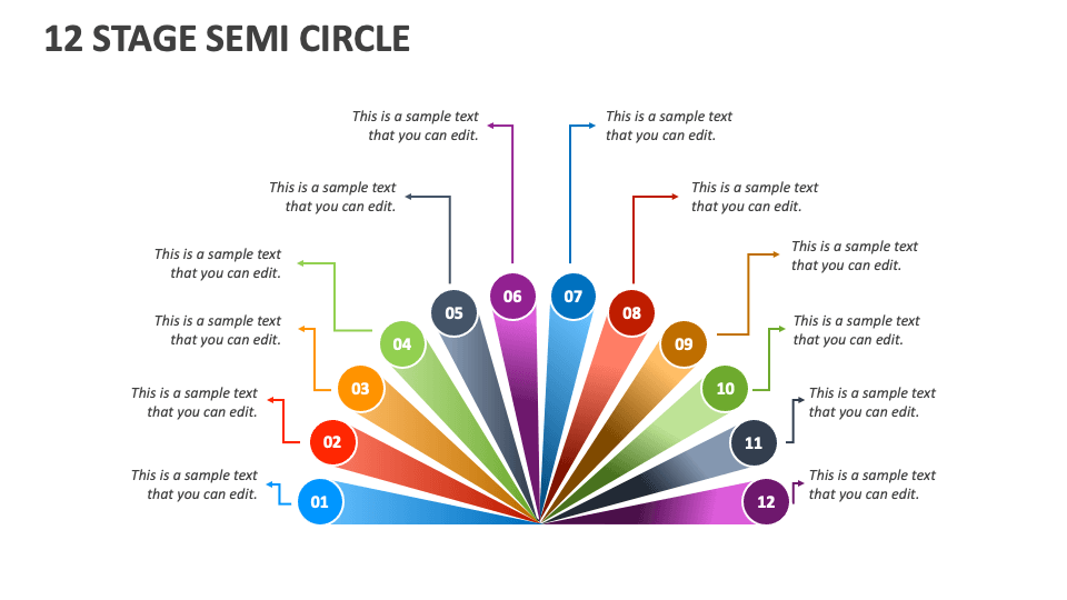 12 Stage Semi Circle - Slide 1
