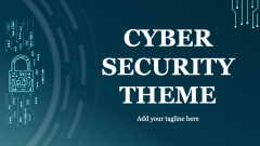 Cyber Security Theme - Slide 1