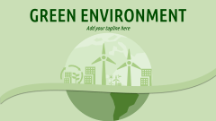 Green Environment Theme - Slide 1