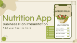 Nutrition App Business Plan - Slide 1