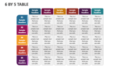 6 By 5 Table - Slide 1