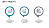 List of Products - Slide 3