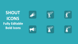 Shout Icons - Slide 1