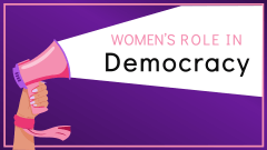 Women's Role in Democracy - Slide 1