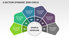 6 Section Dynamic Semi Circle - Slide 1