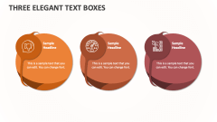 Three Elegant Text Boxes - Slide 1