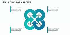 Four Circular Arrows - Slide 1