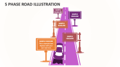 5 Phase Road Illustration - Slide 1