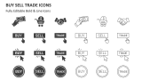 Buy Sell Trade Icons - Slide 2